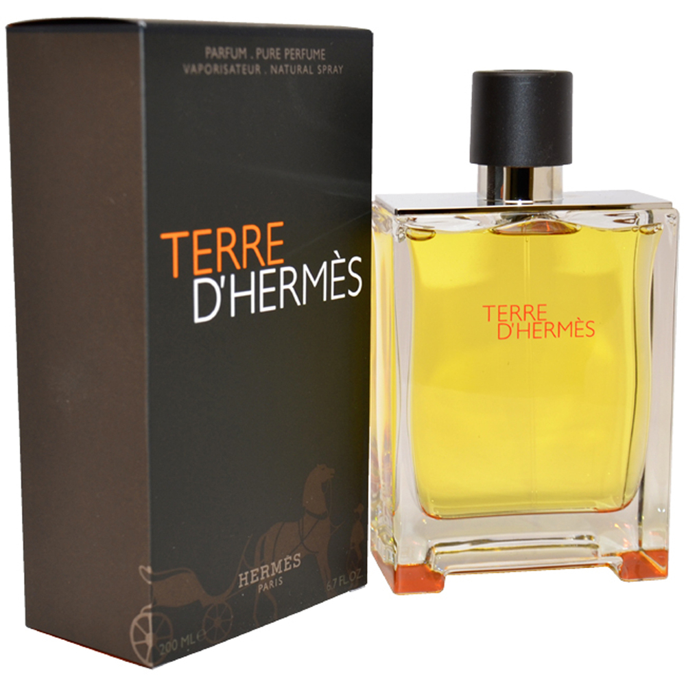 Terre Dhermes Pure by Hermes for Men - 6.7 oz Perfume Spray